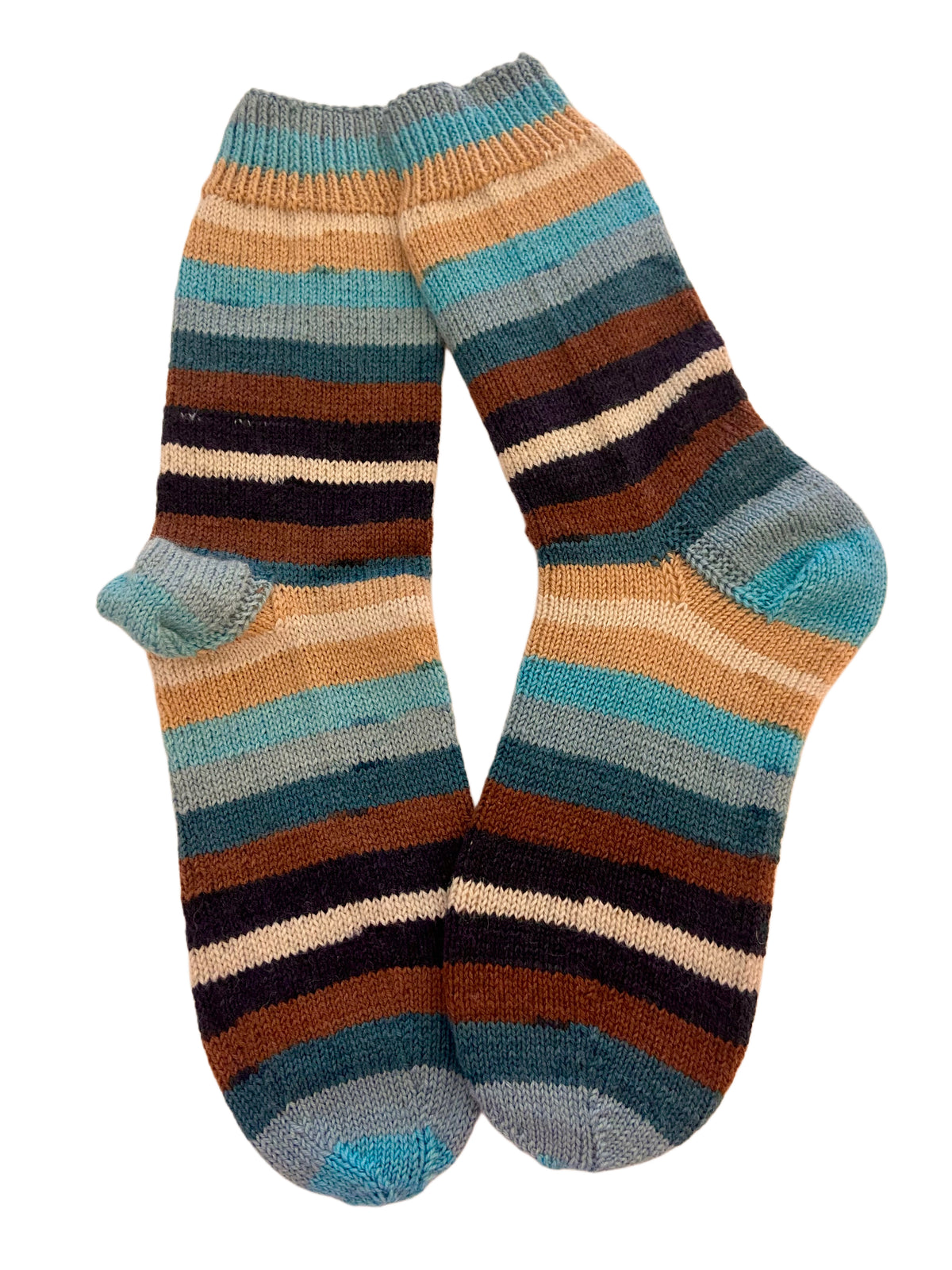 Handgestrickte Socken, Gr. 41/42