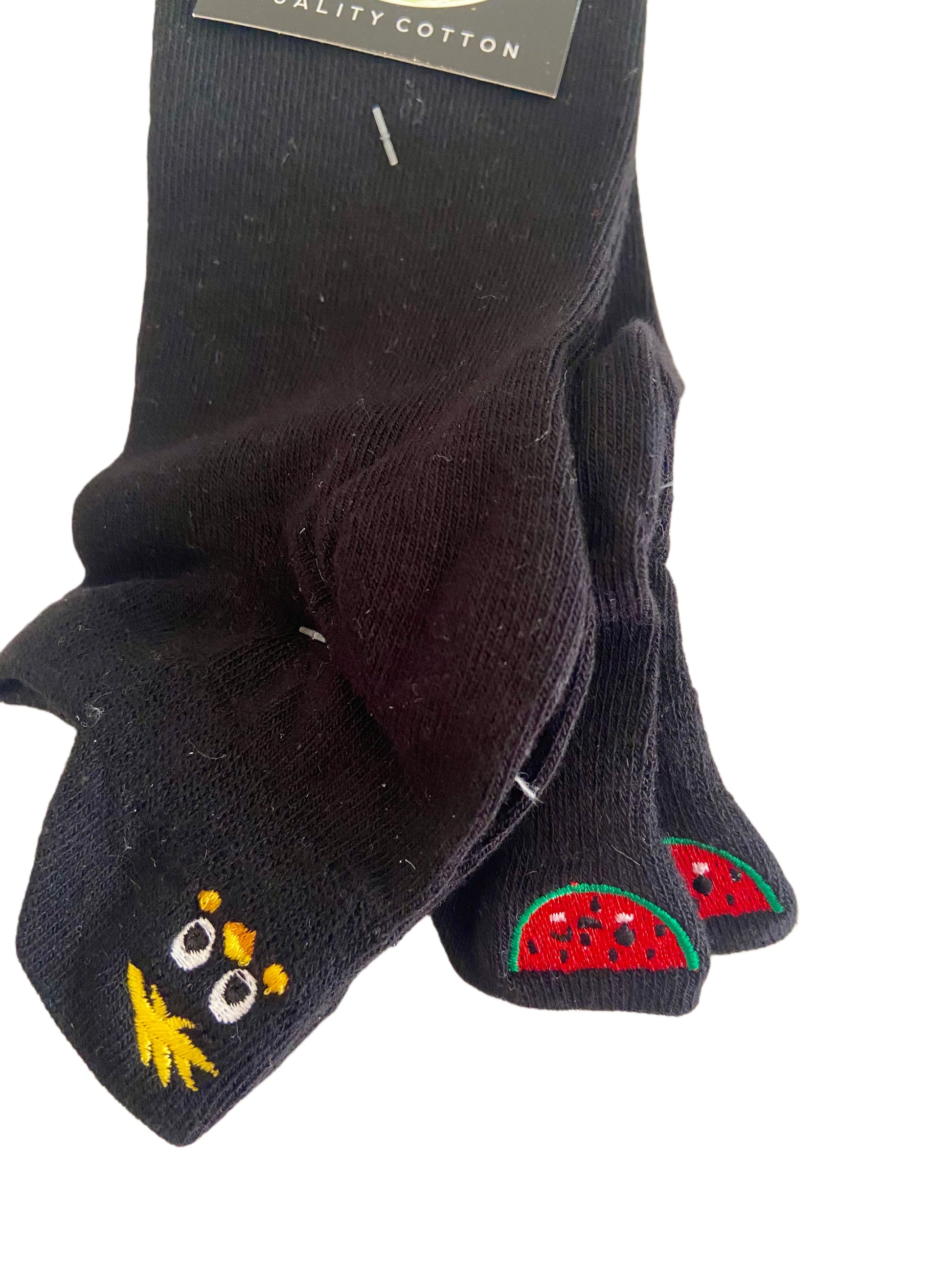 Sneakersocken Stickerei, Hackenlasche, 2er Pack