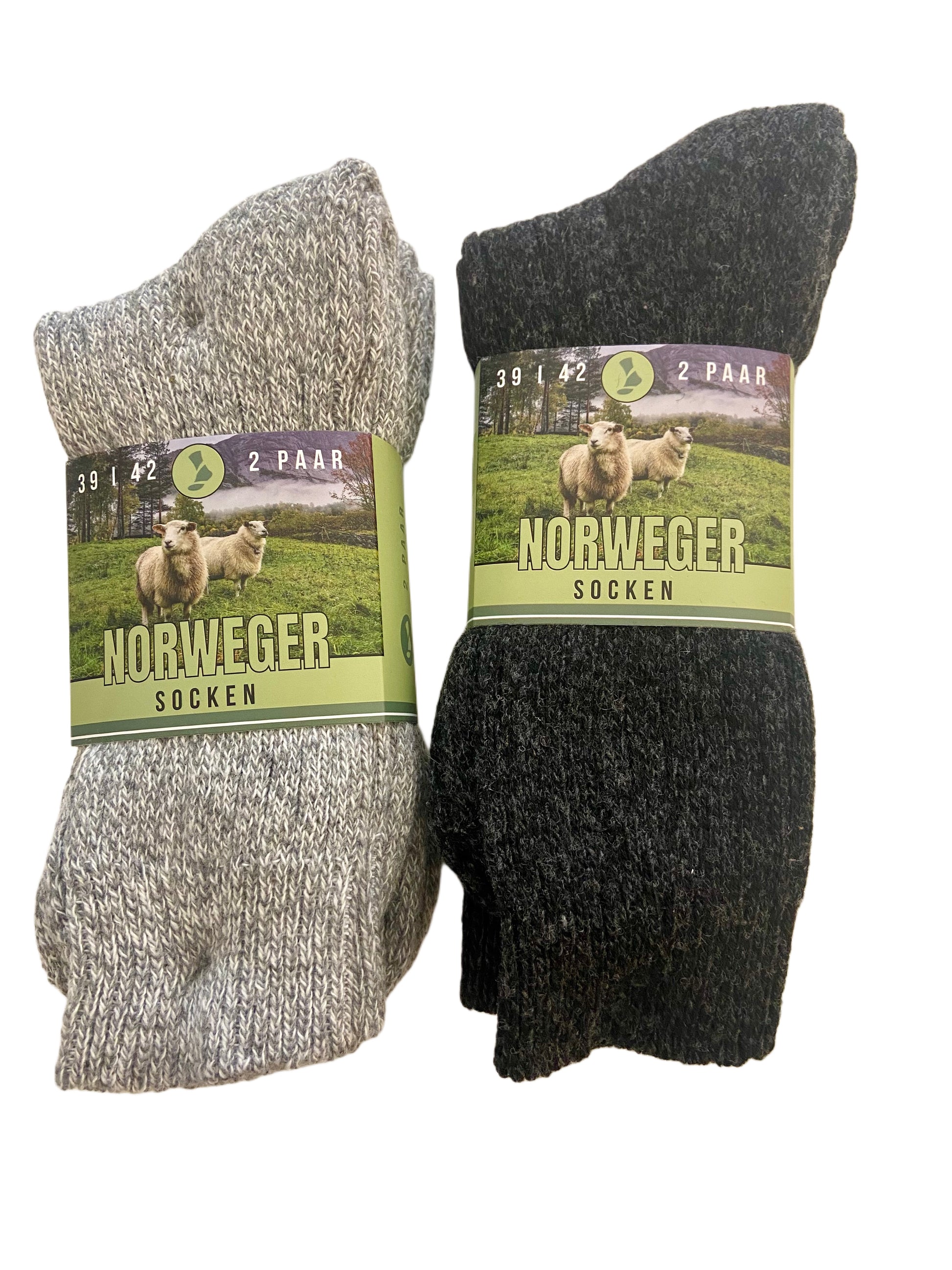 Norwegersocken, 2er Pack