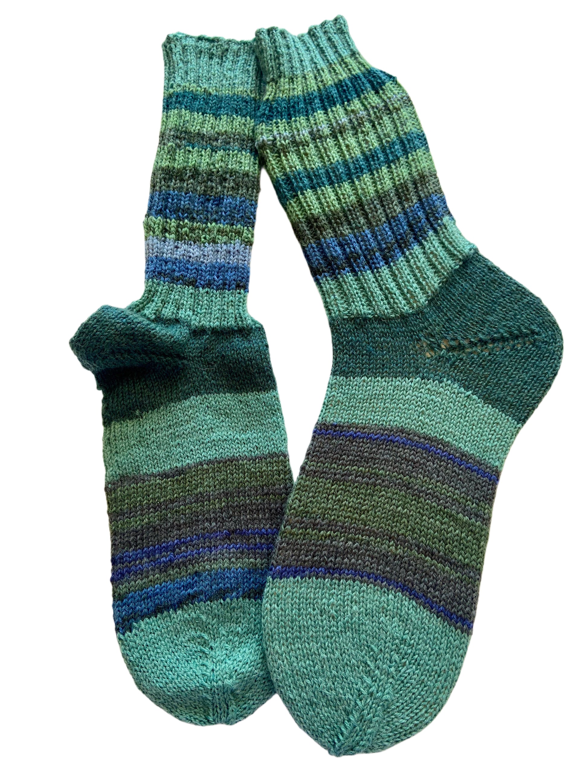 Handgestrickte Socken, Gr. 42/43