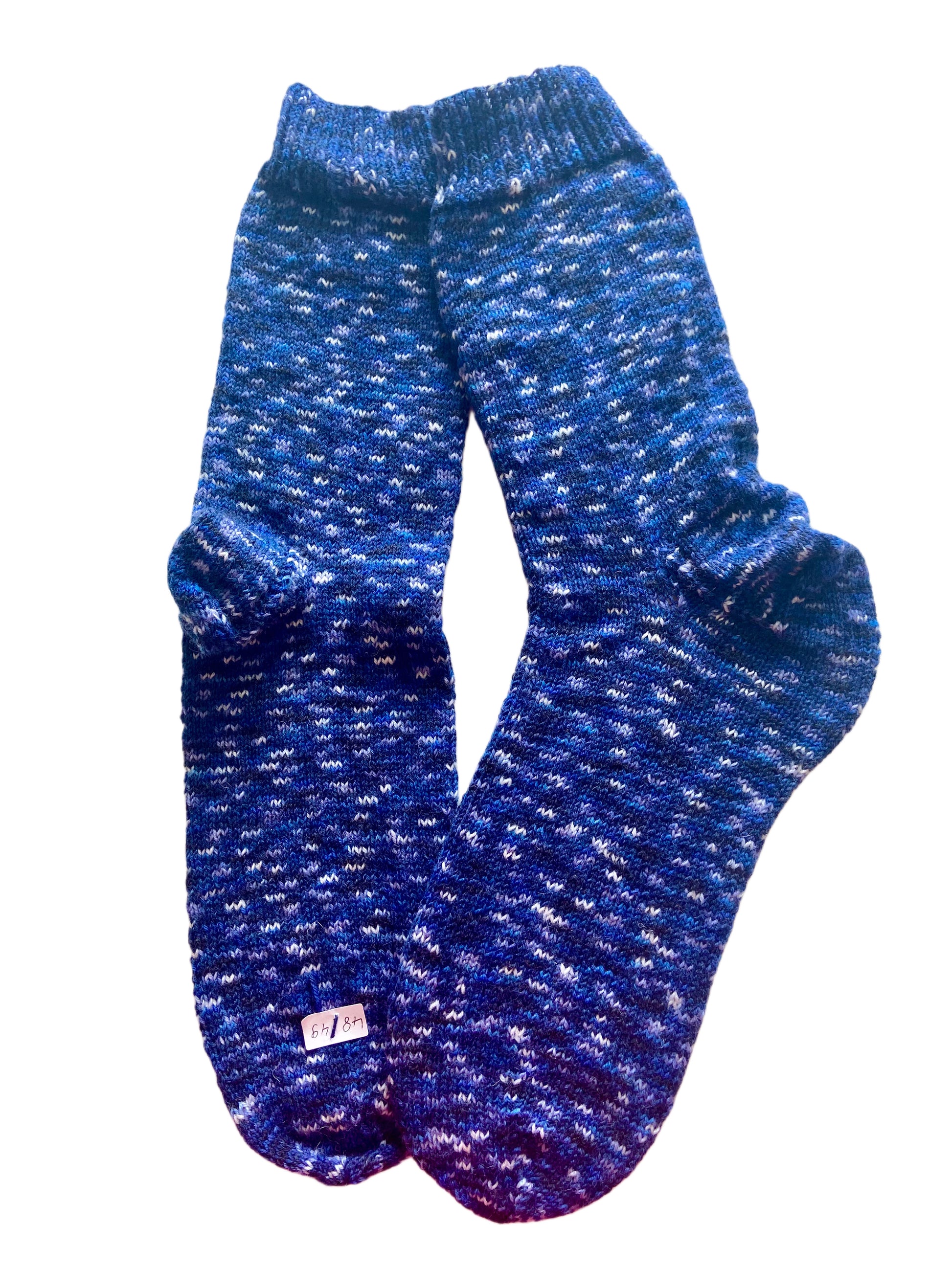 Handgestrickte Socken, Gr. 48/49