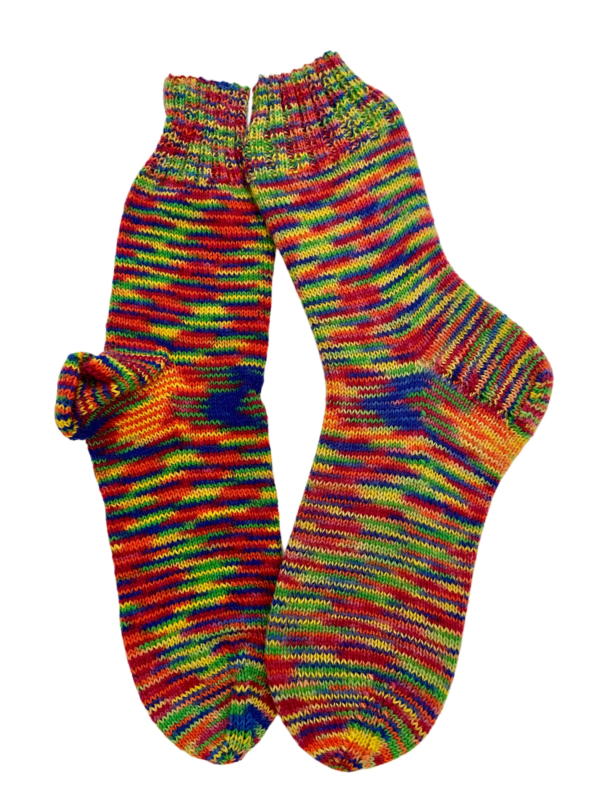 Handgestrickte Socken, Gr. 42/43