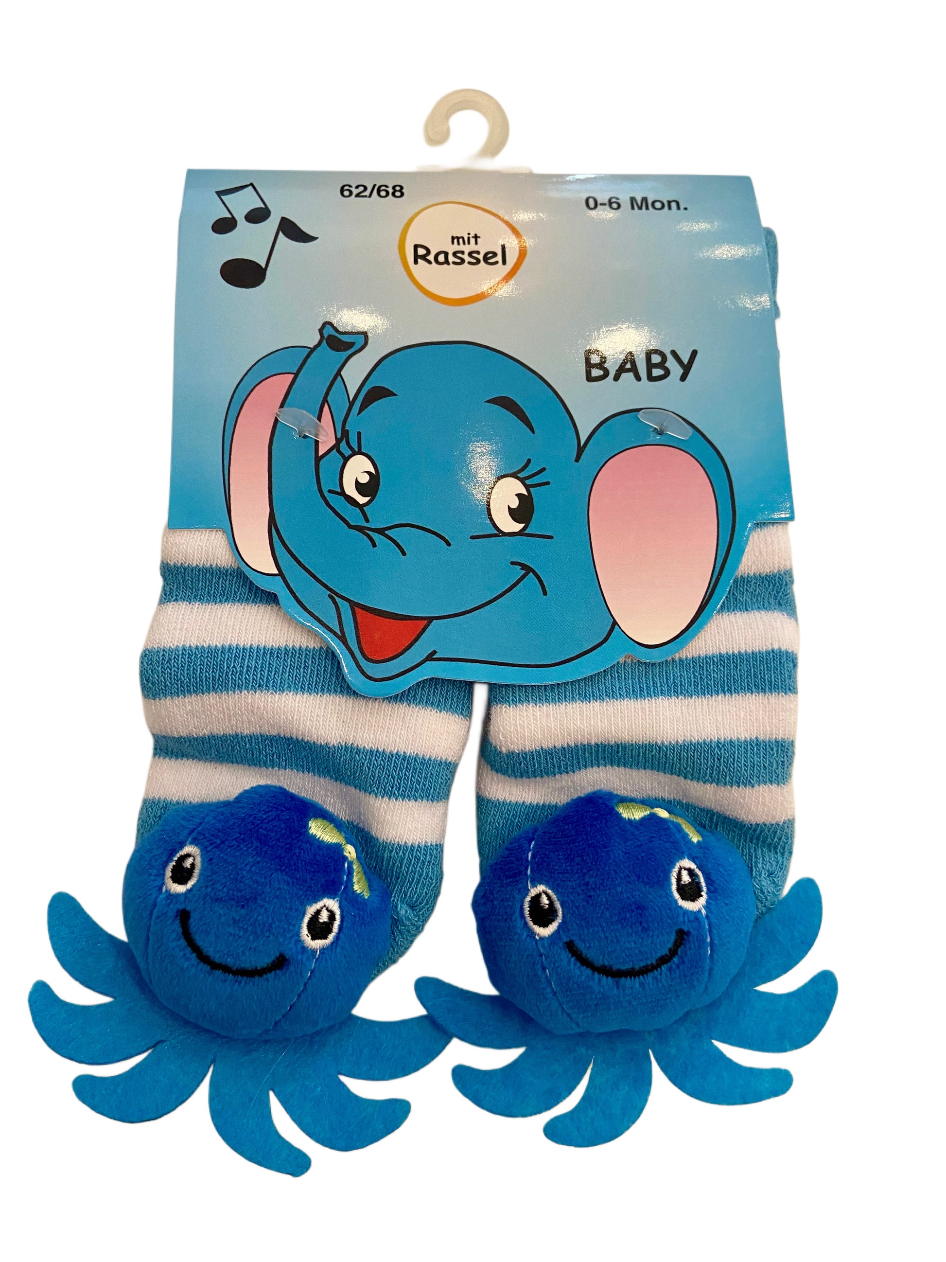 Babysöckchen mit Rassel