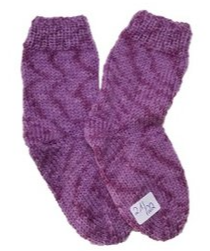 Handgestrickte Socken für Kinder, Gr. 21/22