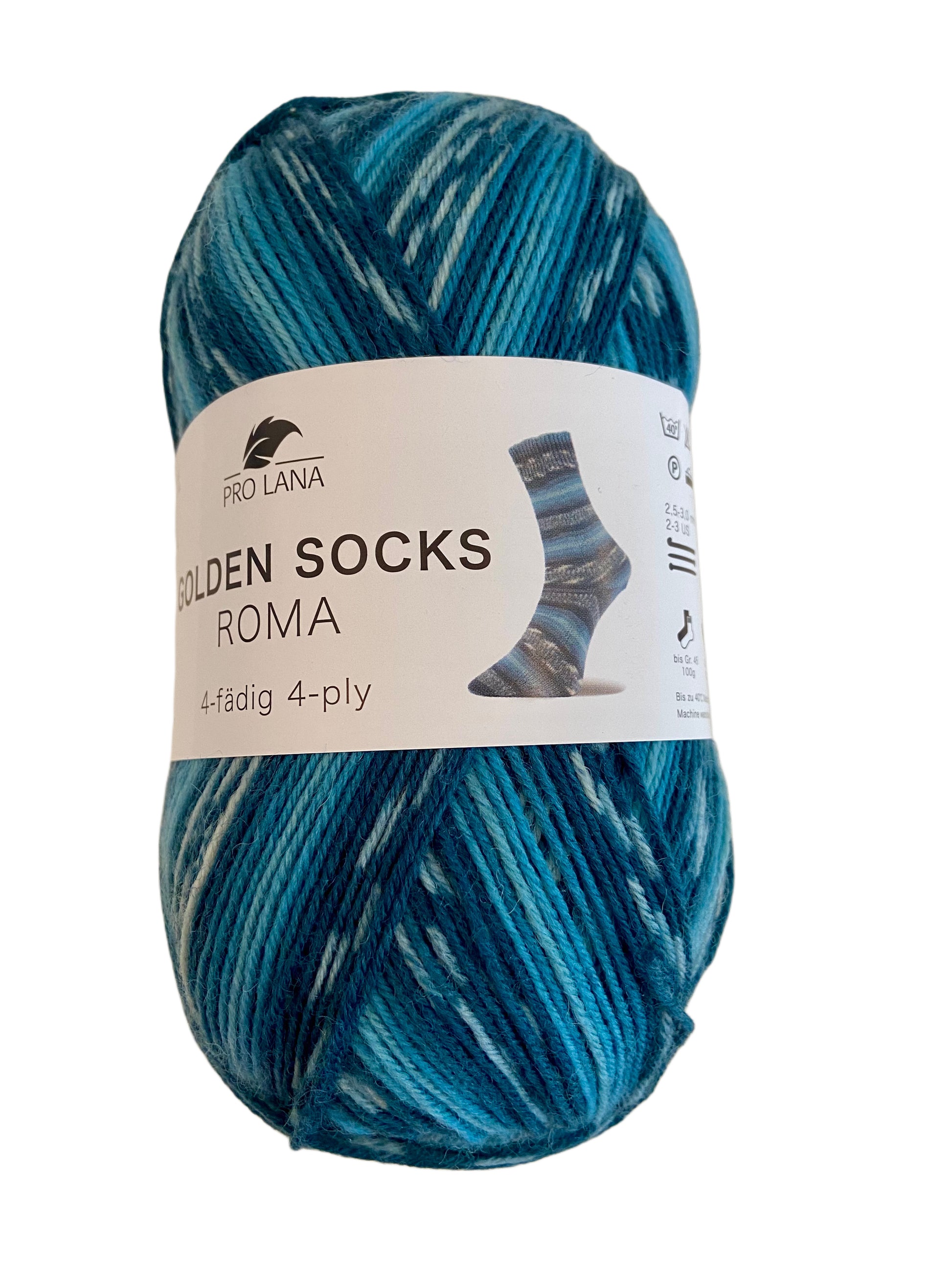 Pro Lana, Golden Socks ROMA, 4-fach, (6,95€ / 100g)