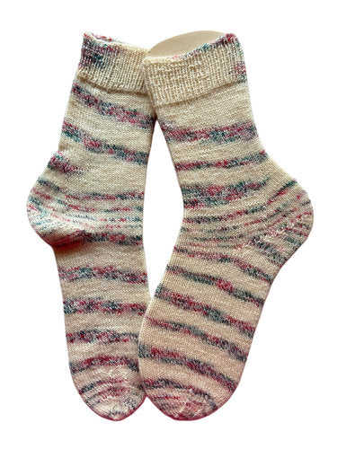 Handgestrickte Socken, Gr. 41/42