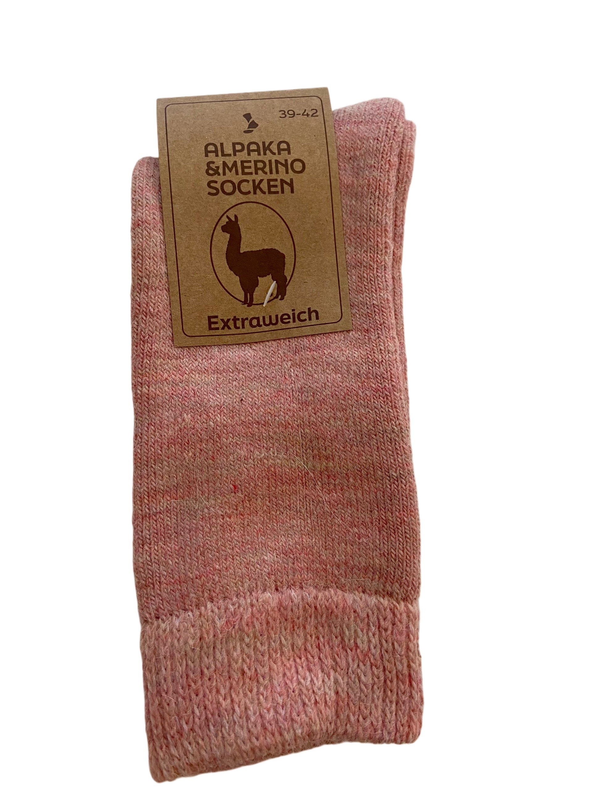 Damensocke Alpaka / Merino
