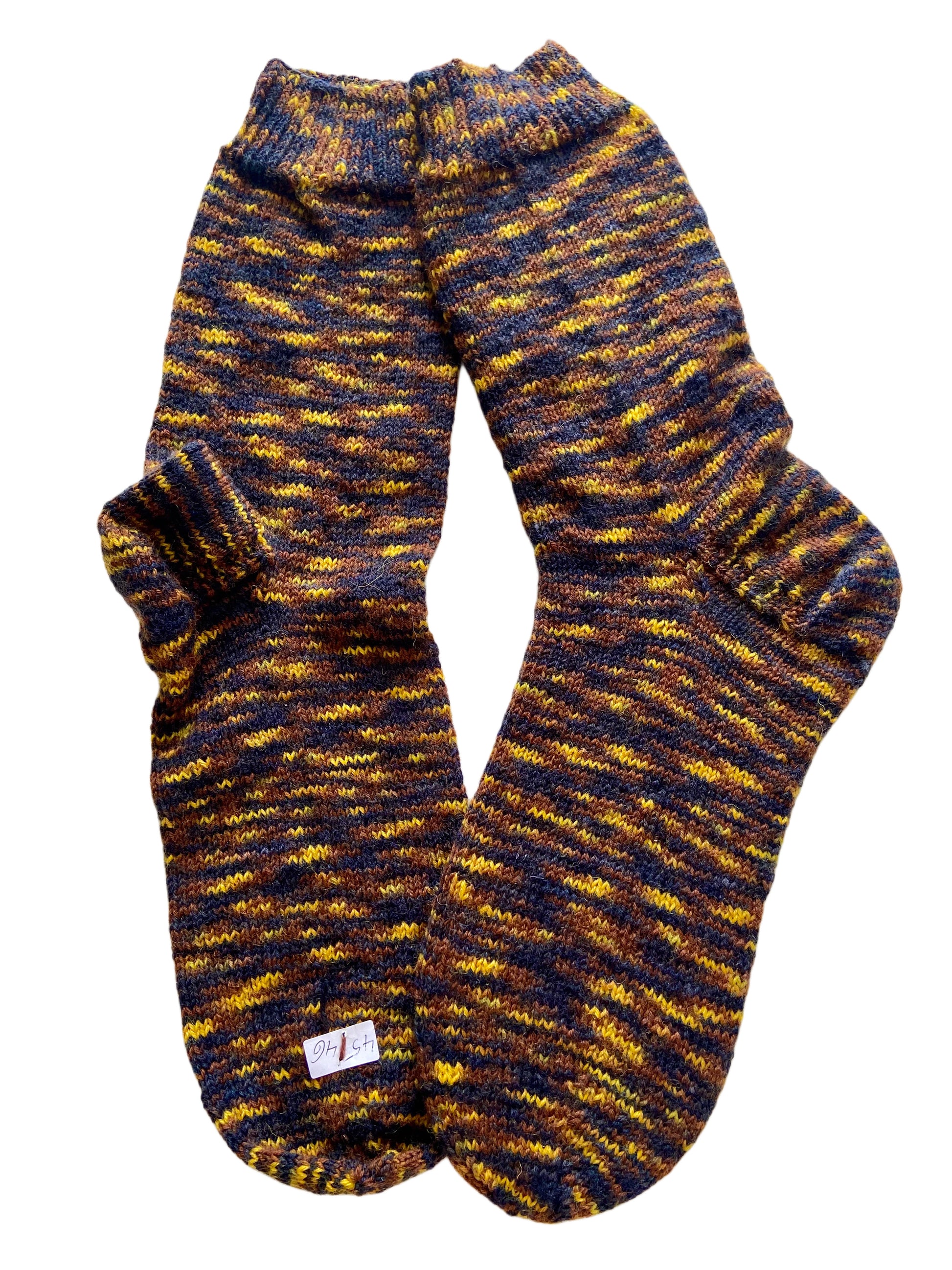 Handgestrickte Socken, Gr. 45/46