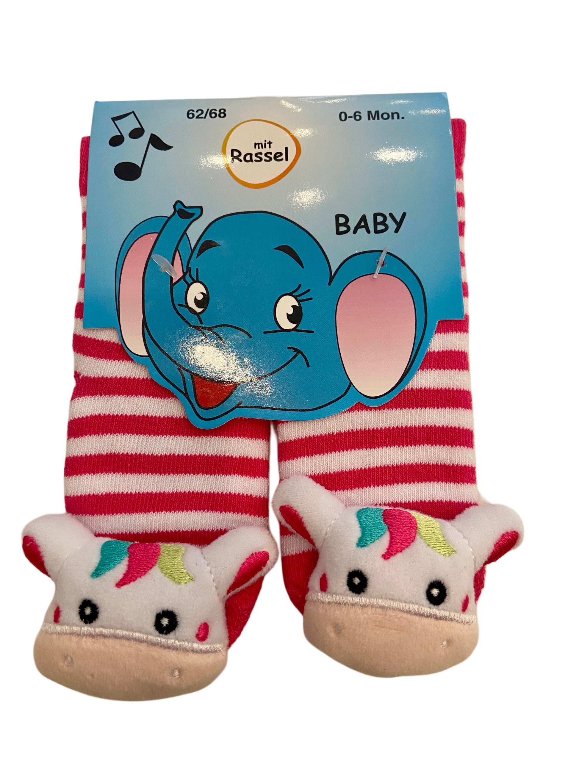 Babysöckchen mit Rassel