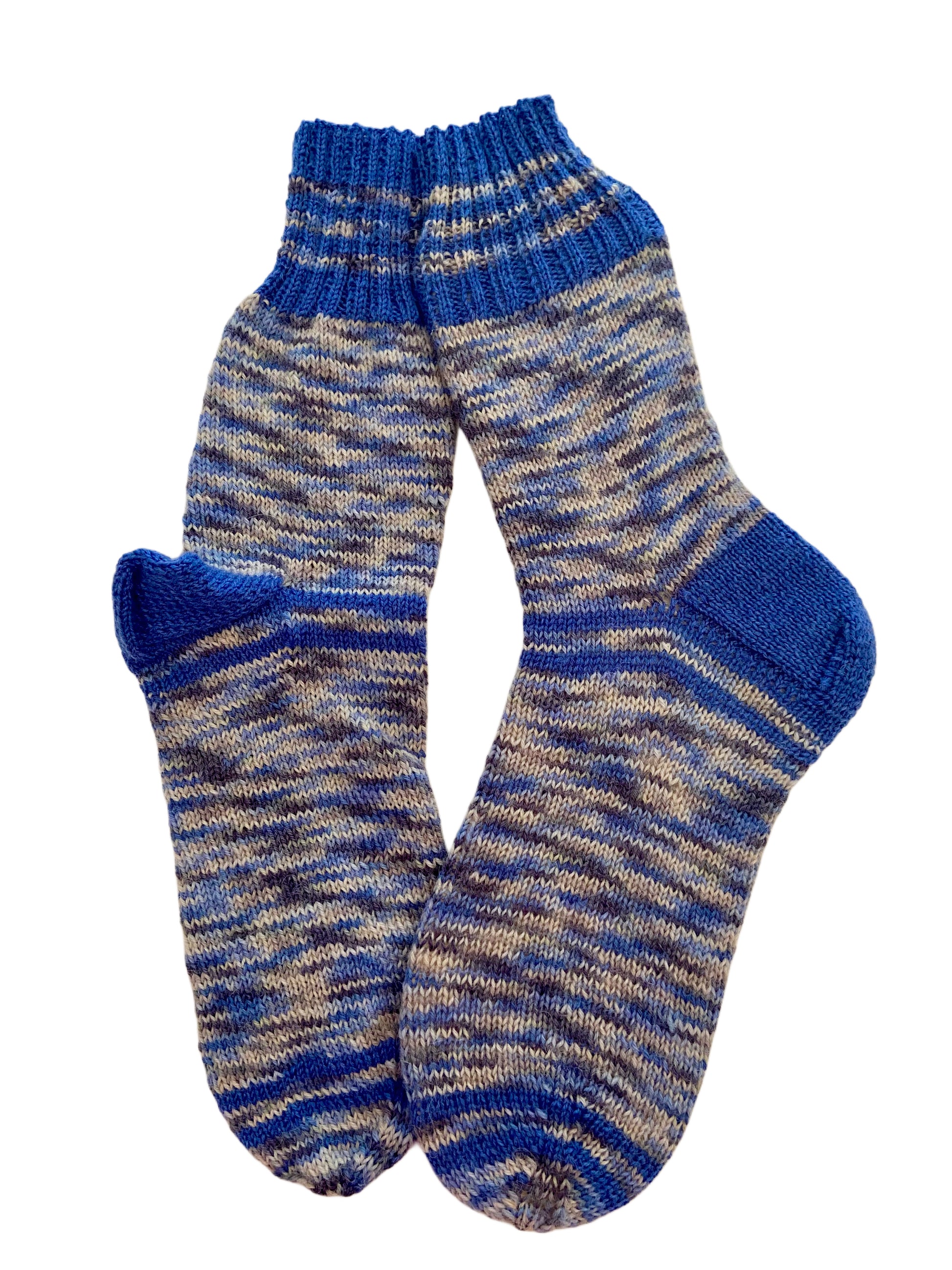 Handgestrickte Socken, Gr. 40/41