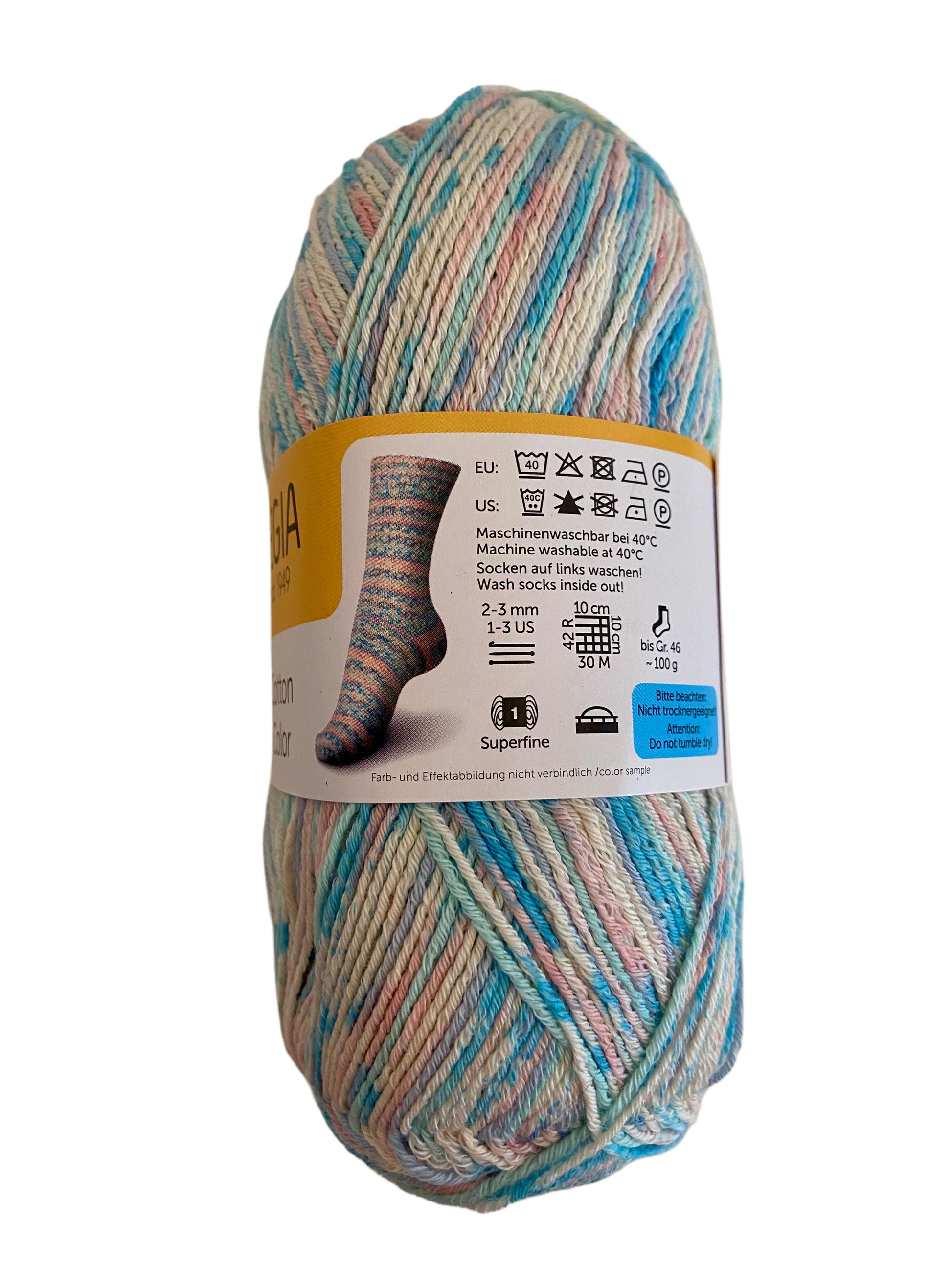 Regia Cotton Color, 4-fach, (9,75€ / 100g)