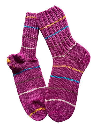 Handgestrickte Socken, Gr. 42/43