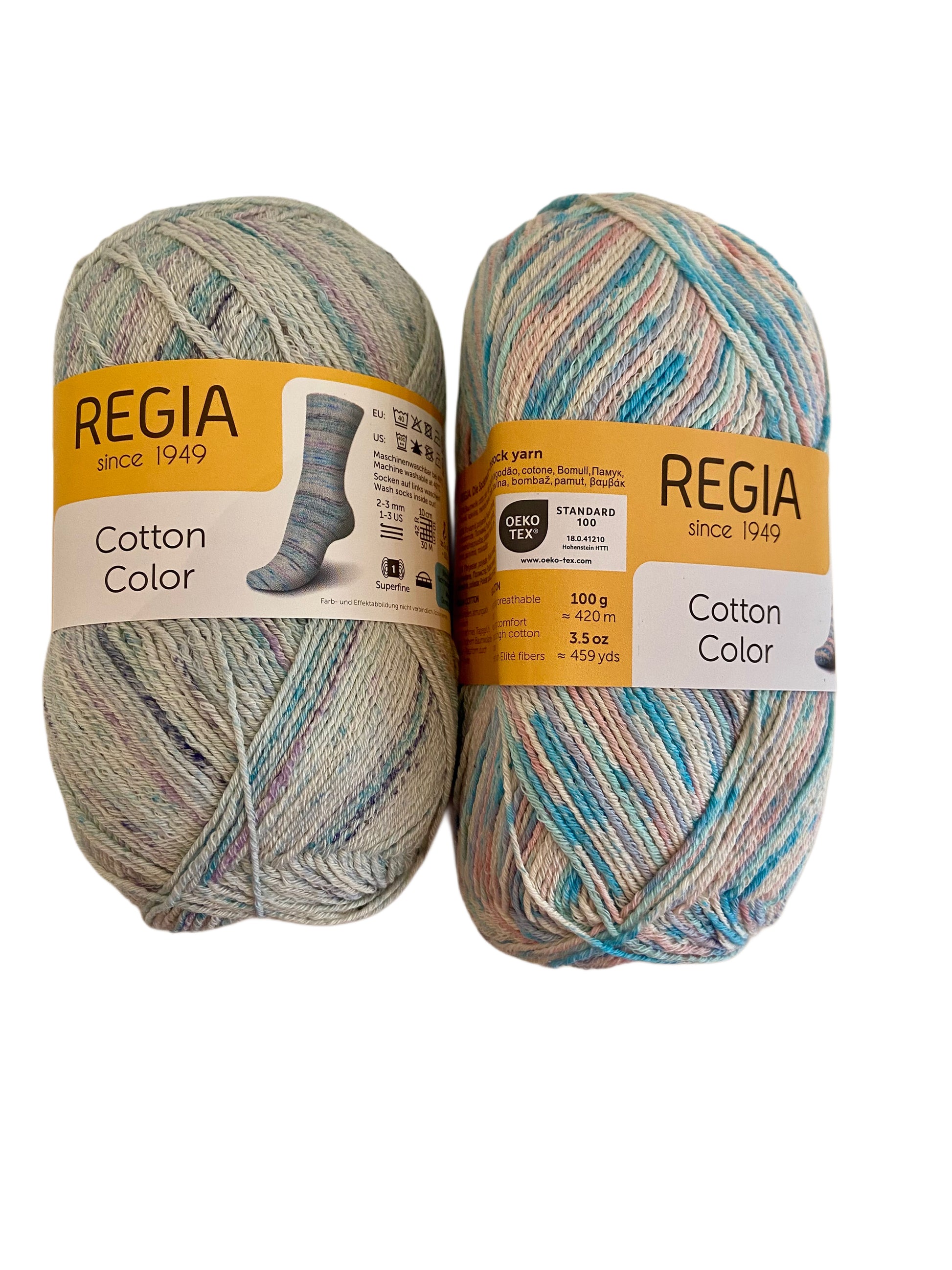 Regia Cotton Color, 4-fach, (9,75€ / 100g)