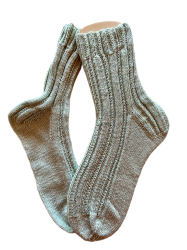 Handgestrickte Socken, Gr. 40/41