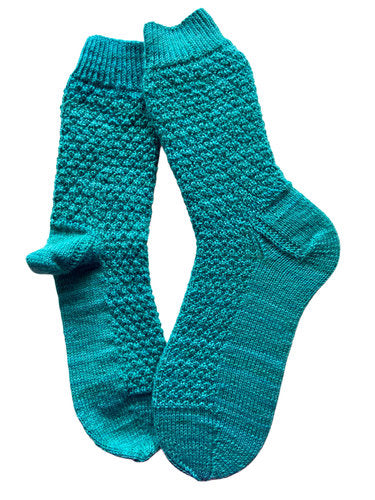 Handgestrickte Socken mit KASCHMIR, Gr. 41/42
