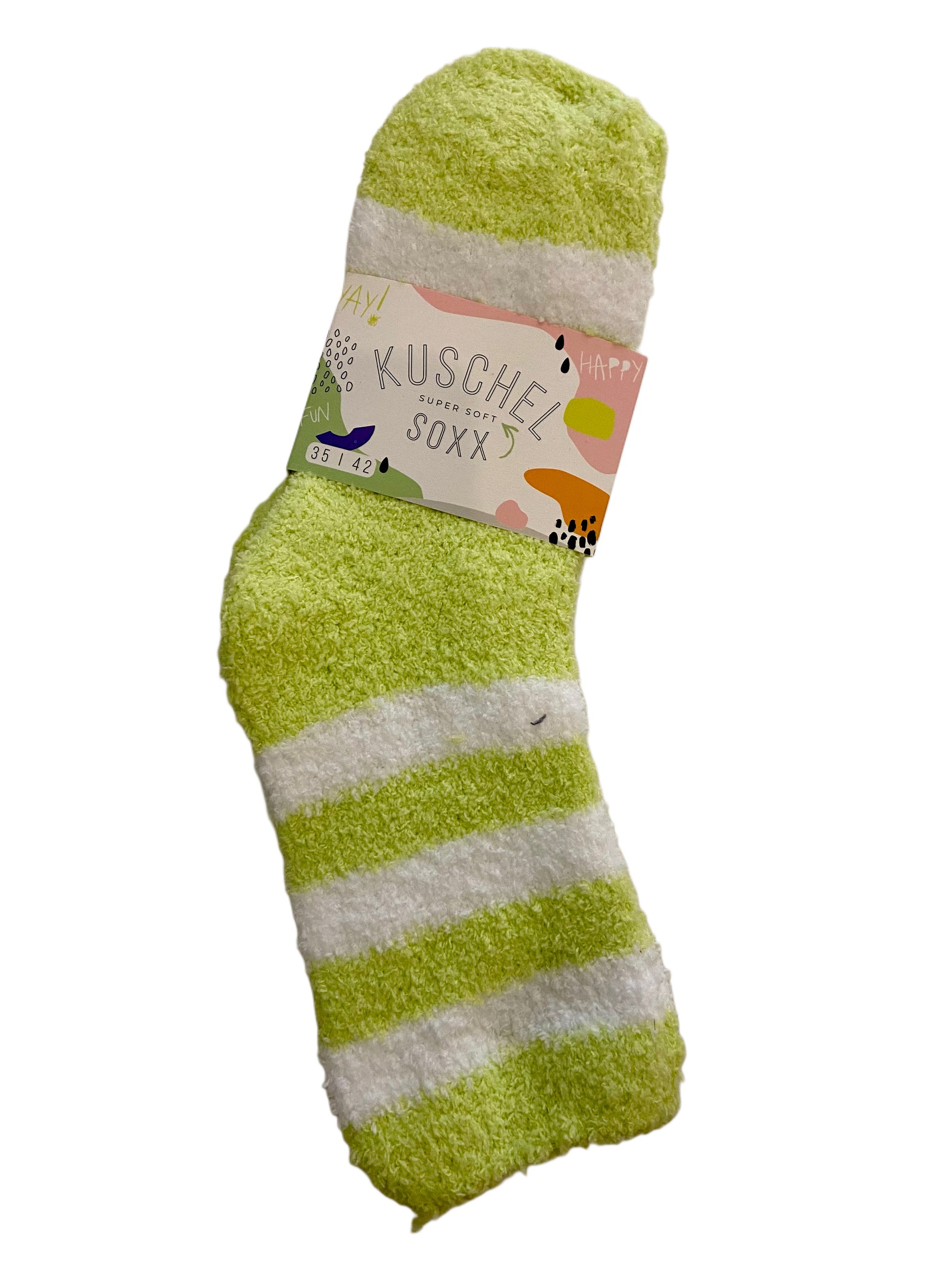 Kuschelsocke Ringel, 2er Pack