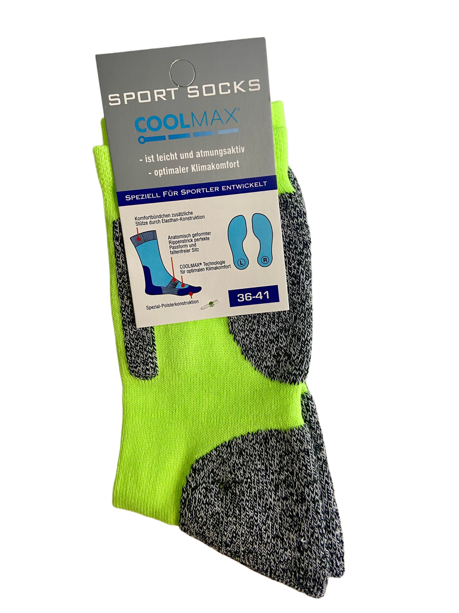 COOLMAX® Sport- und Bike-Socks, Neon