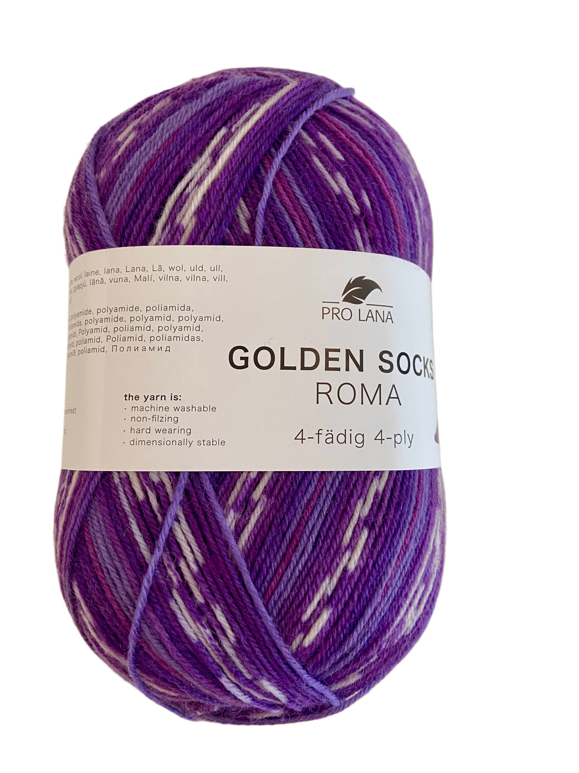 Pro Lana, Golden Socks ROMA, 4-fach, (6,95€ / 100g)