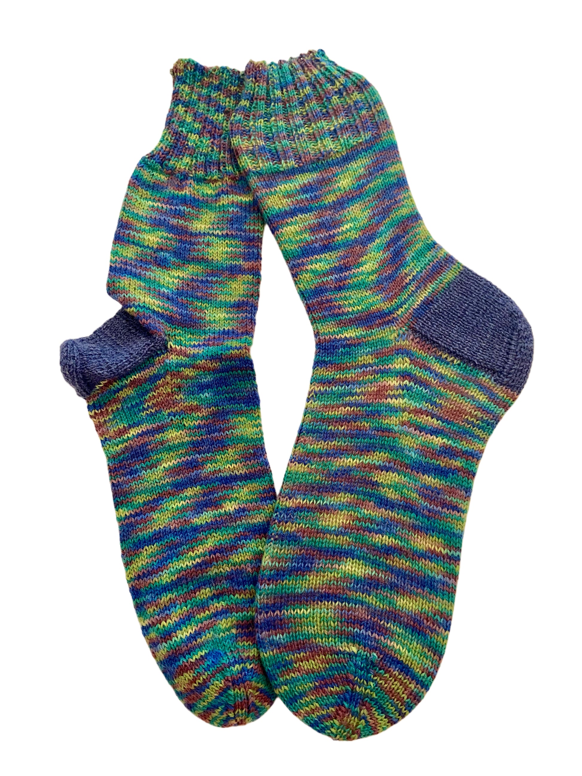 Handgestrickte Socken, Gr. 46/47