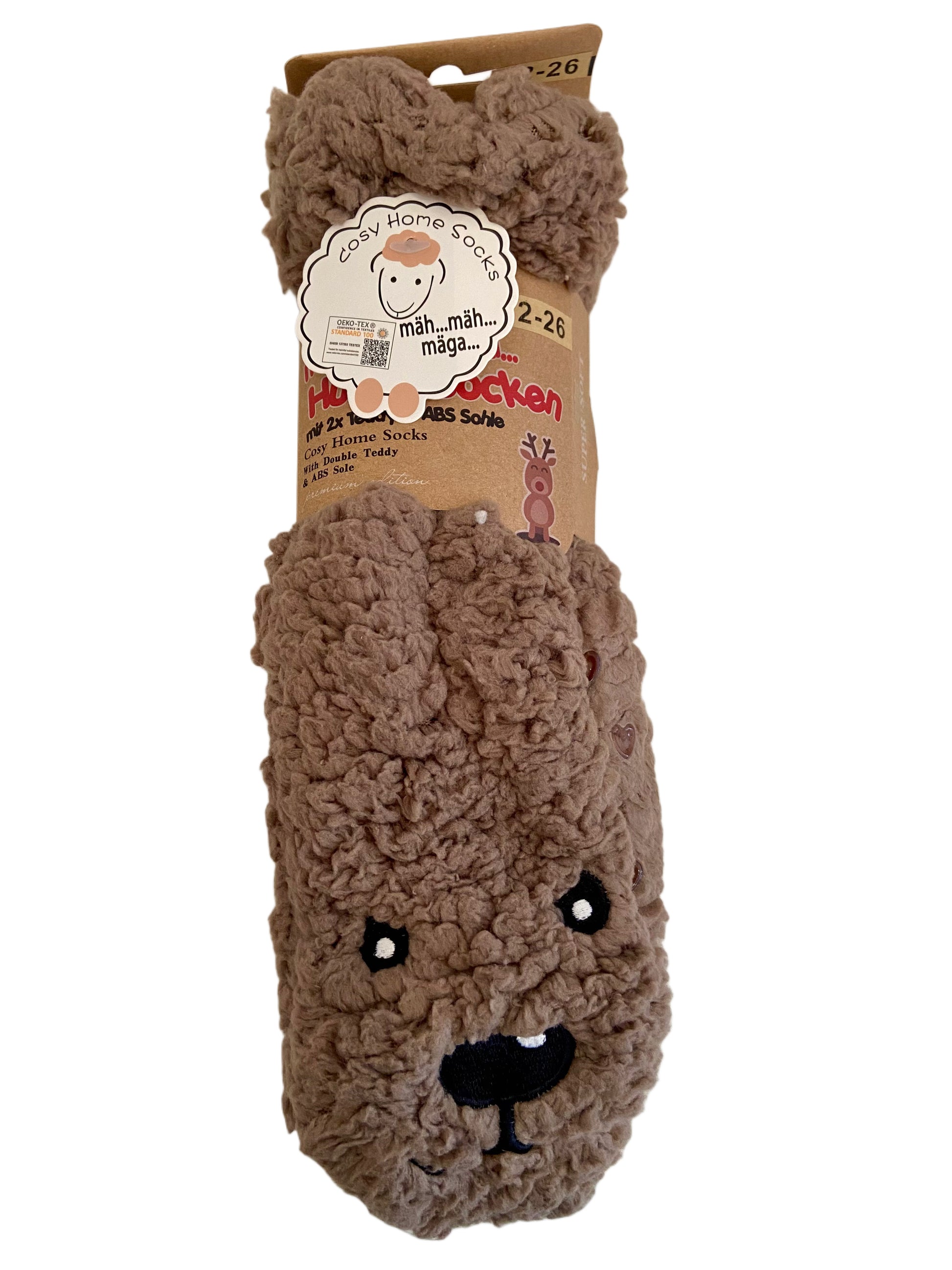 Kinder Hüten-Socken Tier Gesicht mit ABS