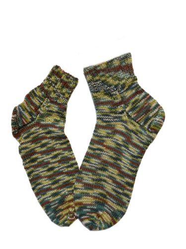 Handgestrickte Kurzsocken, Gr. 46/47