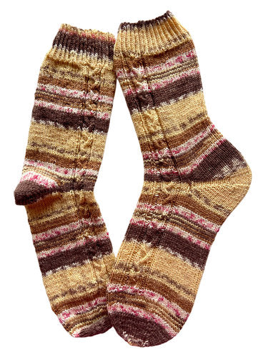 Handgestrickte Socken, Gr. 42/43