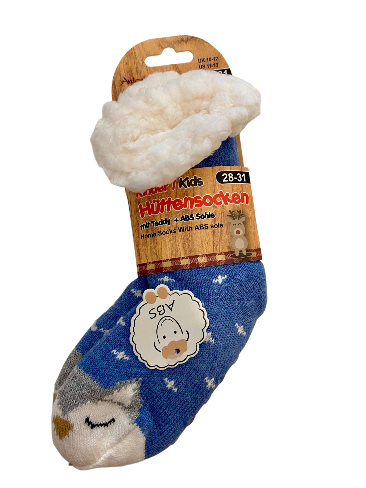 Kinder Tiergesicht Hüttensocken
