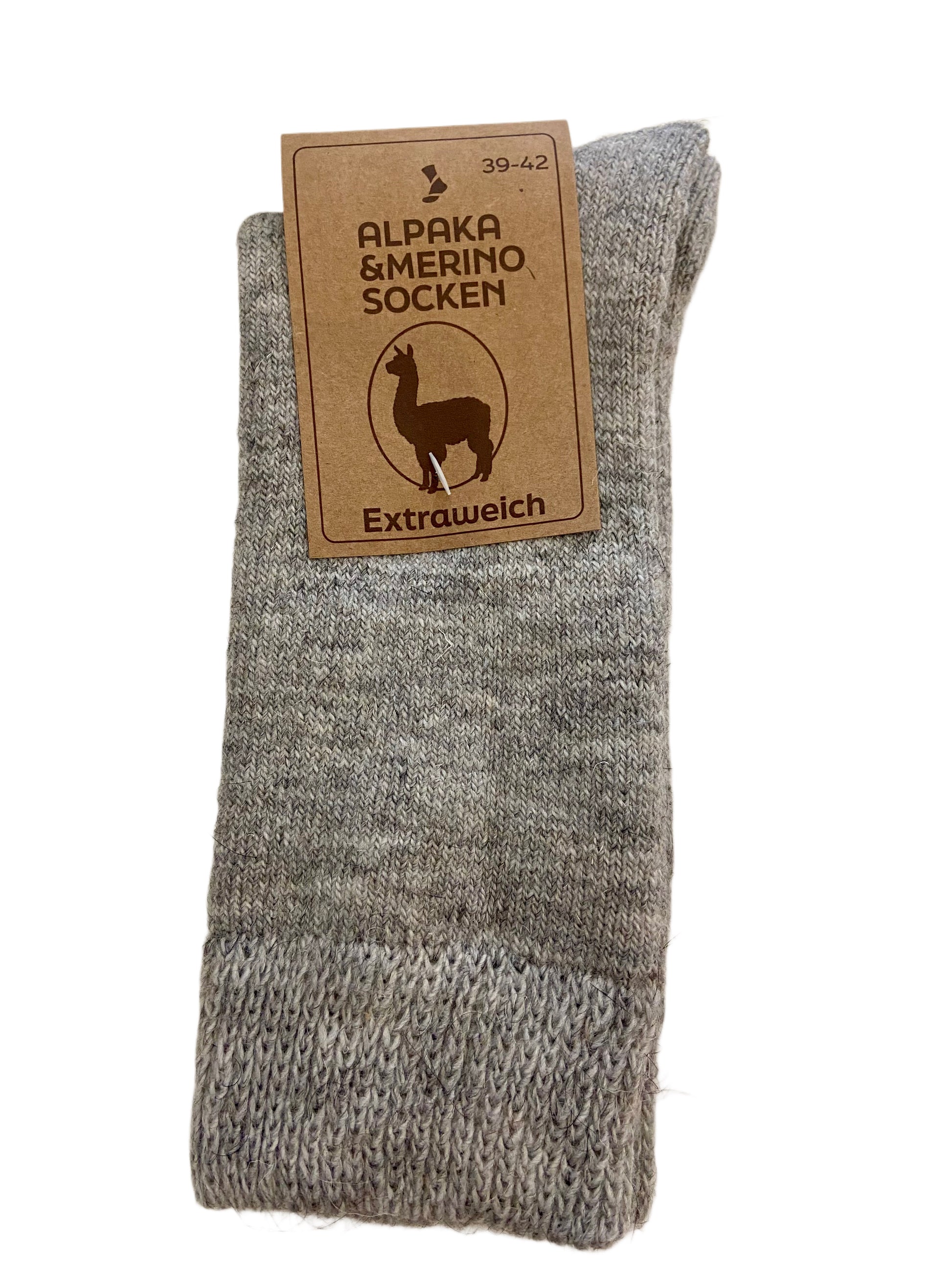 Damensocke Alpaka / Merino