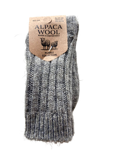 Kindersocken mit Schafwolle und Alpaka, "100% Naturfasern"