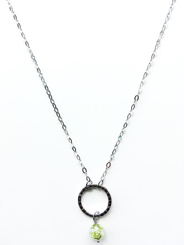 SALE! Halskette Flecks, Gelb