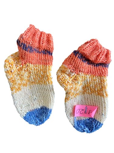 Handgestrickte Socken für Kinder, Gr. 19/20