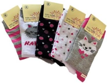 Mädchensocken, 5er Pack
