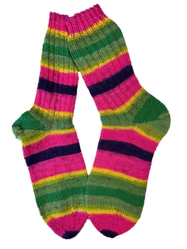 Handgestrickte Socken, Gr. 41/42