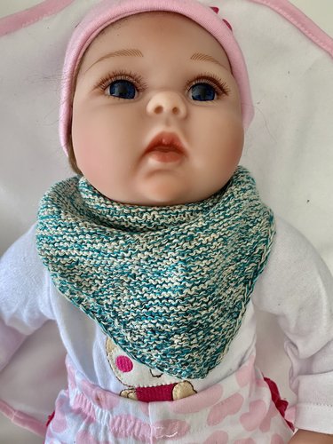 SALE! Baby-Dreieckstuch, Sabbertuch, Neugeborene bis ca. 12 Monate