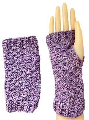 Handstulpen, Handschuhe, Pulswärmer, gehäkelt, HANDARBEIT