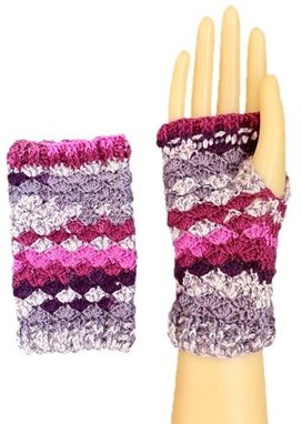 Handstulpen, Handschuhe, Pulswärmer, gehäkelt, HANDARBEIT