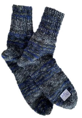 Handgestrickte Socken für Kinder, Gr. 31/32