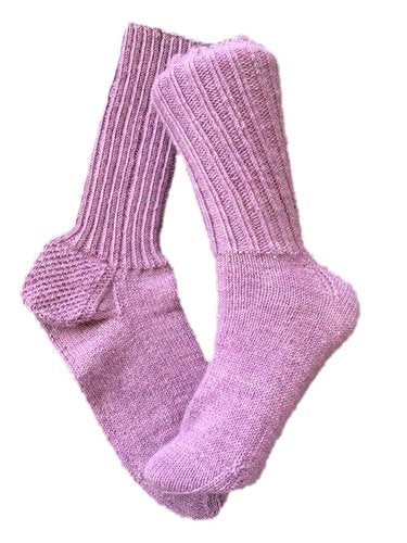 Handgestrickte Socken, Gr. 44/45