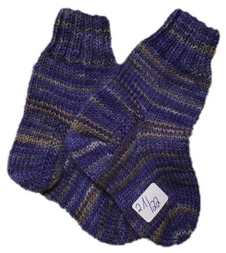 Handgestrickte Socken für Kinder, Gr. 21/22