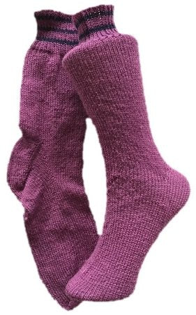 Handgestrickte Socken, Gr. 41/42, 2. Wahl