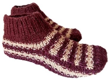 Hausschuhe, Puschen, Sofaschuhe, Bettschuhe, Handarbeit, Gr. 36/37