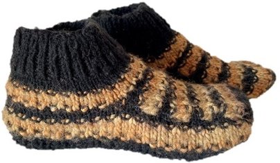 Hausschuhe, Puschen, Sofaschuhe, Bettschuhe, Handarbeit, Gr. 36/37