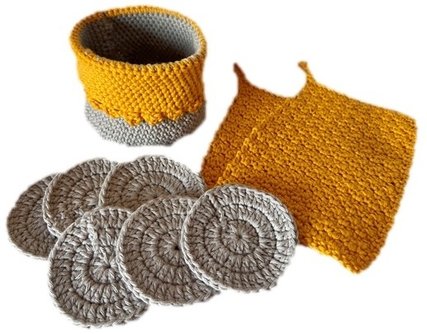 Abschminkset 9tlg., umweltfreundlich, HANDARBEIT