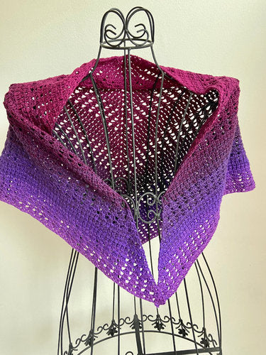 Dreieckstuch, Lacetuch, Schultertuch, HANDARBEIT