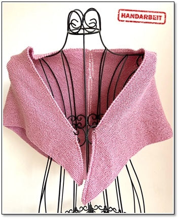 Dreieckstuch, Lacetuch, Schultertuch, HANDARBEIT, mit Glitzerfaden