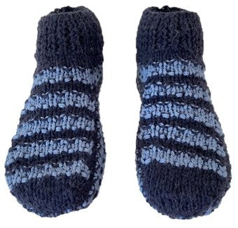 Hausschuhe, Puschen, Sofaschuhe, Bettschuhe, Handarbeit, Gr. 36/37