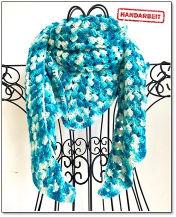 Dreieckstuch, Lacetuch, Schultertuch, HANDARBEIT