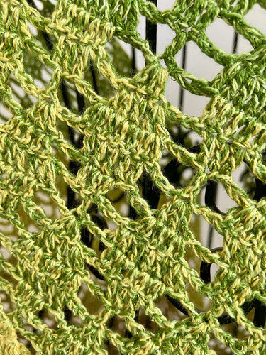 Dreieckstuch, Lacetuch, Schultertuch, HANDARBEIT, mit Glitzerfaden