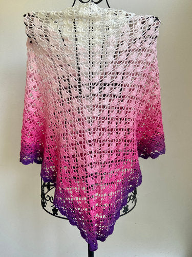Dreieckstuch, Lacetuch, Schultertuch, HANDARBEIT