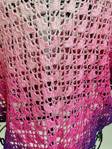 Dreieckstuch, Lacetuch, Schultertuch, HANDARBEIT